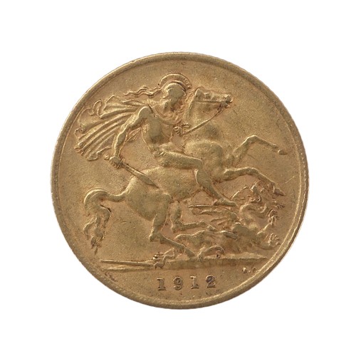 300 - A George V gold Half Sovereign, dated 1912.