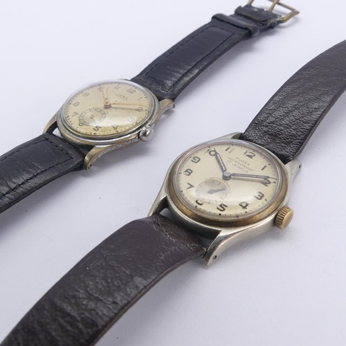 85 - A vintage Matex Wristwatch, with mechanical 17-jewels movement, together with an Olma waterproof mec... 