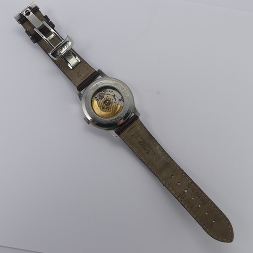 95 - A Tissot Visodate stainless steel automatic Wristwatch, ref. T019430B, on original branded brown lea... 