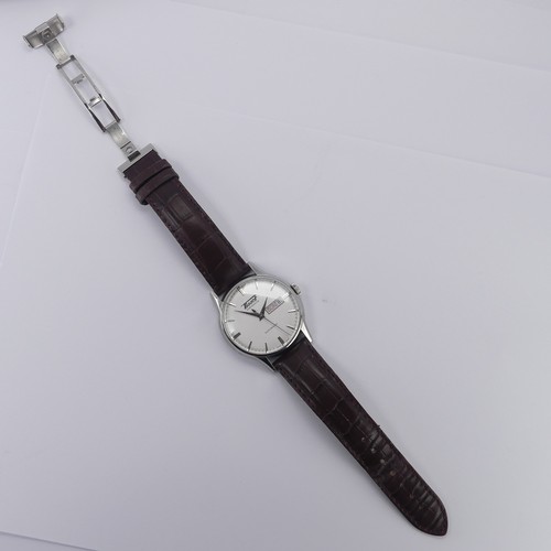 95 - A Tissot Visodate stainless steel automatic Wristwatch, ref. T019430B, on original branded brown lea... 