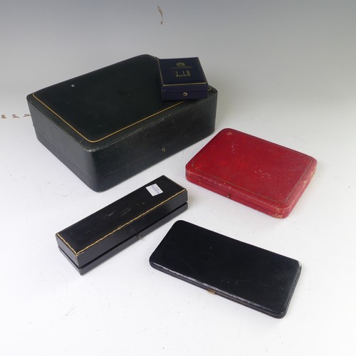 277 - A vintage 'Dunhill 70' gold plated lighter, in fitted presentation case with booklet, together with ... 