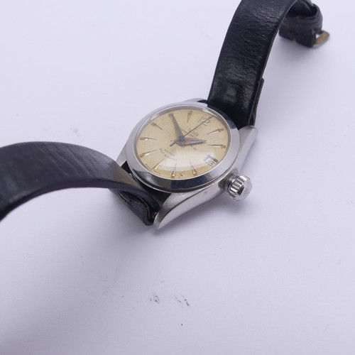 131 - A vintage Tudor Princess Oysterdate lady's stainless steel Wristwatch, with Tudor Auto - Princess 19... 