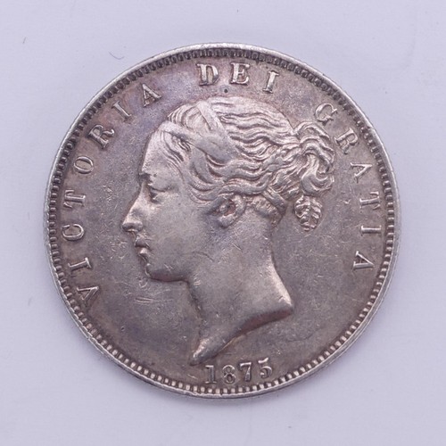 323 - A Victorian Half Crown, dated 1875, together with two others, 1883 and 1884, various grades as per i... 