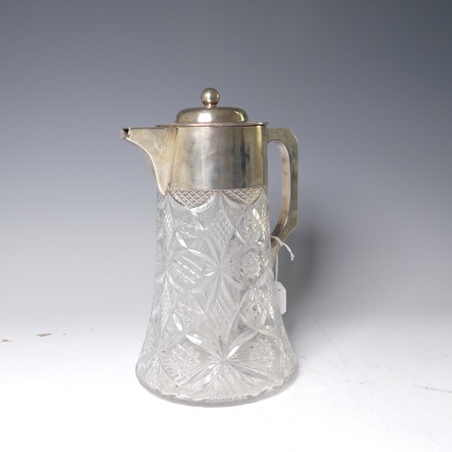 56 - A late Victorian silver mounted Lemonade Jug, by Mappin & Webb Ltd., hallmarked Sheffield 1898, ... 