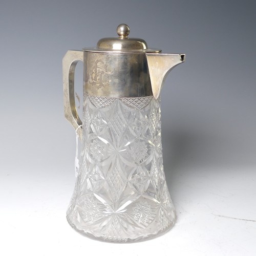 56 - A late Victorian silver mounted Lemonade Jug, by Mappin & Webb Ltd., hallmarked Sheffield 1898, ... 