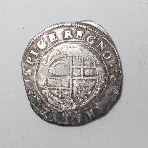 305 - Charles I (1625-1649); A tower mint Shilling, bell mint mark, together with a Half crown and a quant... 