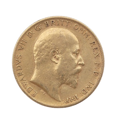 317A - An Edward VII gold Half Sovereign, dated 1906. 