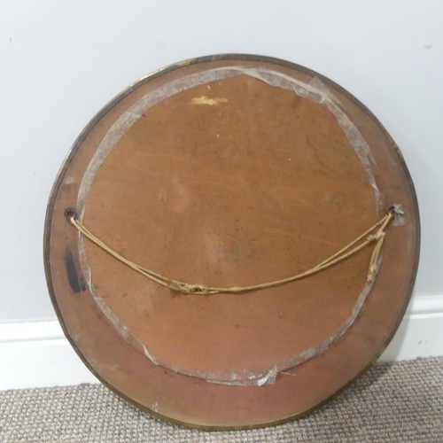 528 - An Arts and Crafts brass asymmetrical Mirror, in the style of the Keswick School of Industrial ... 