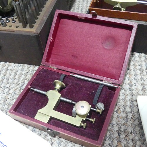 663 - A very large extensive collection of watch makers Tools, including a Sherline Model 5000 vertical mi... 