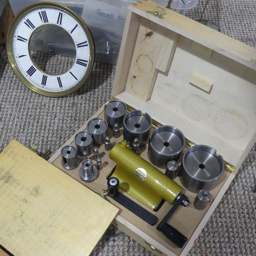 663 - A very large extensive collection of watch makers Tools, including a Sherline Model 5000 vertical mi... 