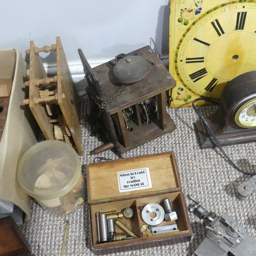 663 - A very large extensive collection of watch makers Tools, including a Sherline Model 5000 vertical mi... 