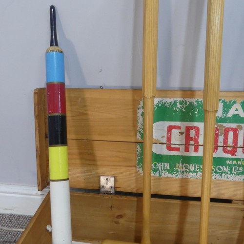 617 - A croquet set by Jaques & Son Ltd, within original box, complete.