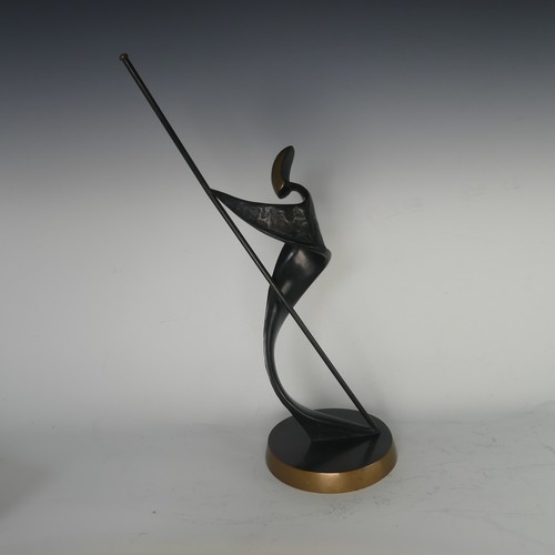 562 - Sandra Bell (b.1954), a contemporary bronze Sculpture (1996), signed to base 'B 5/6 96', H 46 cm.... 