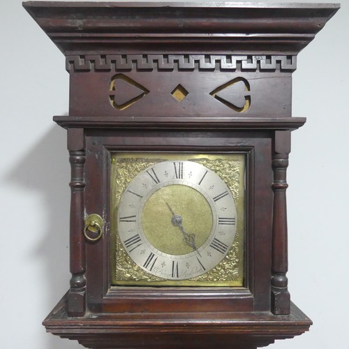 751 - An 18th century 30 hour Longcase Clock, the silver chapter ring with Roman numerals and signed 'P. B... 