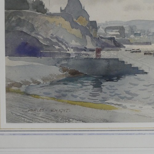 161 - Charles Knight R.W.S., R.O.I (British, 1901-1990), Brixham Harbour, Devon, watercolour, signed lower... 