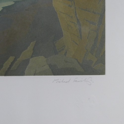 168 - Michael Fairclough (British, b. 1940), Golden Cap, Dorset, etchings with aquatints, signed in pencil... 