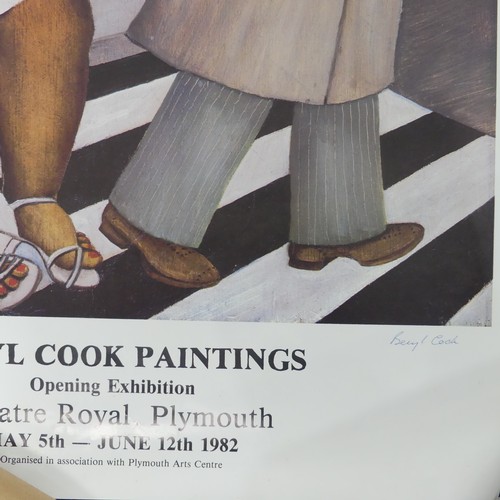 176 - Beryl Cook (British, 1926-2008): Beryl Cook Paintings Opening Exhibition poster, Theatre Royal, Plym... 