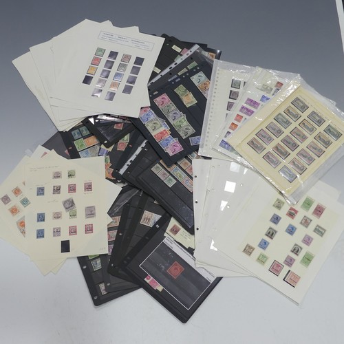  Stamps; A mint and used accumulation of British Empire Stamps, on leaves and stockpages including As... 