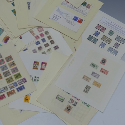  Stamps; A mint and used accumulation of British Empire Stamps, on leaves and stockpages including As... 