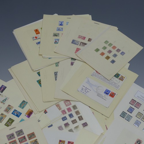  Stamps; A mint and used accumulation of British Empire Stamps, on leaves and stockpages including As... 