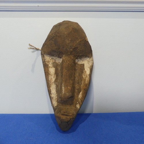 Tribal art: three Senufo Masks, carved in traditional form, each H ...