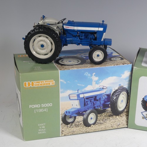 7 - A Universal Hobbies 1:16 scale Fordson Dexta (1958) model Tractor, UH2897, together with another Uni... 