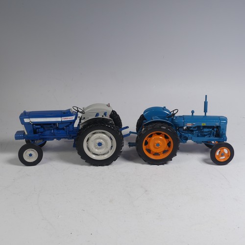 7 - A Universal Hobbies 1:16 scale Fordson Dexta (1958) model Tractor, UH2897, together with another Uni... 