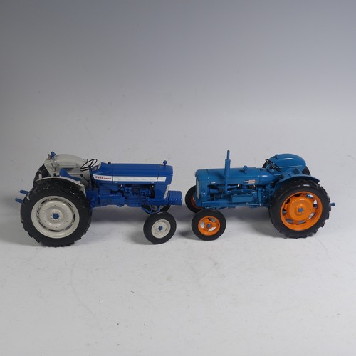 7 - A Universal Hobbies 1:16 scale Fordson Dexta (1958) model Tractor, UH2897, together with another Uni... 