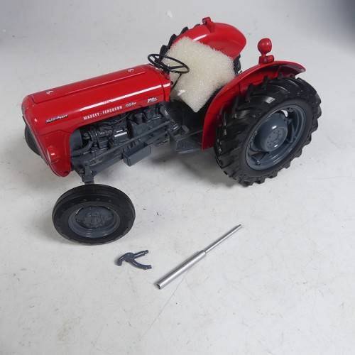 1 - A Universal Hobbies 1:16 scale Massey Ferguson MF65 MKII model Tractor, together with three other Un... 