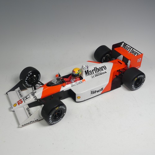 Ayrton Senna 1988 Collection, including; a 1:8 metal model of the