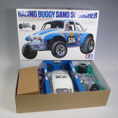 13 - A boxed Tamiya 1:10 scale radio controlled R/C off road racing Buggy Sand Scorcher, item no. 58452-6... 