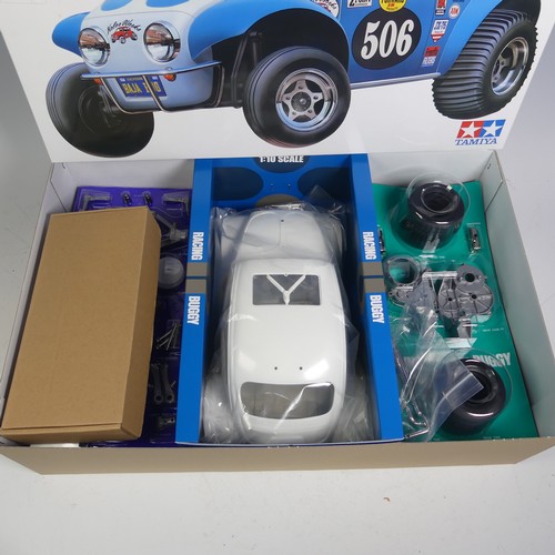 13 - A boxed Tamiya 1:10 scale radio controlled R/C off road racing Buggy Sand Scorcher, item no. 58452-6... 