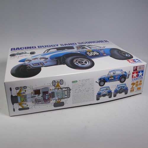13 - A boxed Tamiya 1:10 scale radio controlled R/C off road racing Buggy Sand Scorcher, item no. 58452-6... 