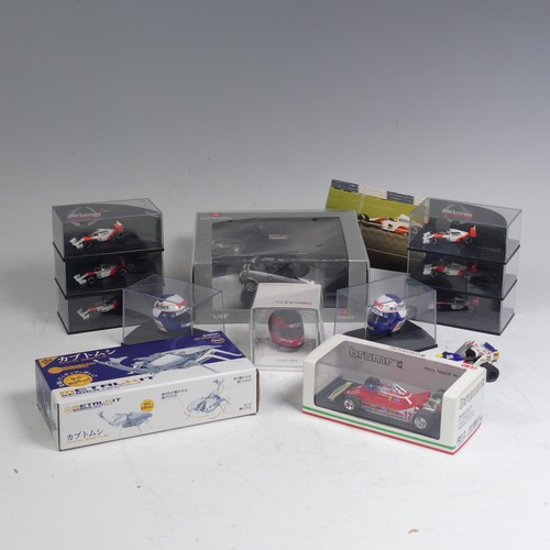 22 - Six cased Minichamps (Paul's Model Art) 1:87 scale McLaren MP 4/4s, 'A. Senna World Champion 1988', ... 