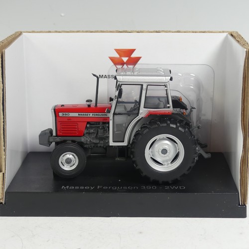 28 - A Universal Hobbies 1:32 diecast Massey Ferguson 390 2WD model Tractor, Farm Issue UH4089, boxed.... 