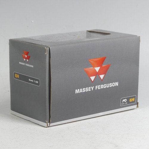 28 - A Universal Hobbies 1:32 diecast Massey Ferguson 390 2WD model Tractor, Farm Issue UH4089, boxed.... 