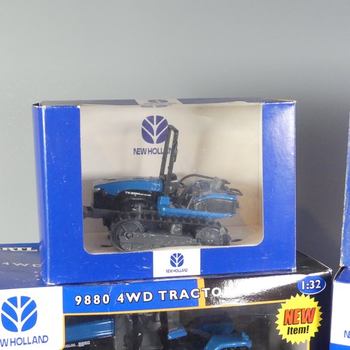 29 - A Britains 1:32 ERTL Case IH AFX8010 model Combine Harvester, together with a Britains 1:32 ERTL New... 