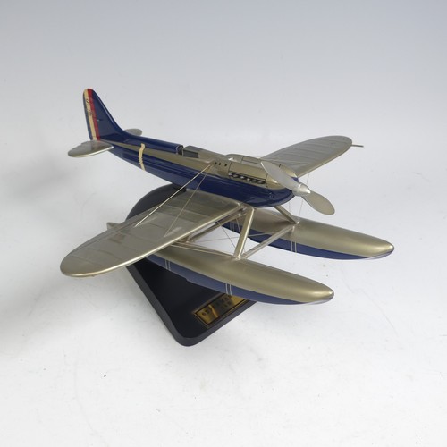 33 - A Bravo Delta Models display model of a Supermarine S6B, S1595, on stand, W 39 cm x H 21 cm x D 39 c... 