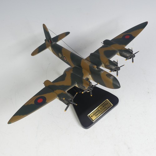 34 - A Bravo Delta Models display model of Windsor Bomber Prototype, on stand, W 46 cm x H 21 cm x D 30 c... 