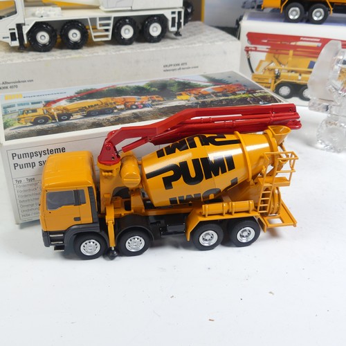 35 - A boxed Conrad 1:50 scale Caterpillar 789 Off Highway Truck, together with a 1:50 NZG No.652 HTM 804... 