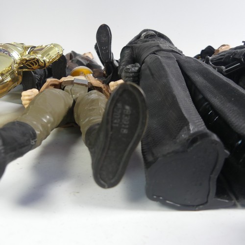 49 - A collection of Hasbro Star Wars Figures/Models, including; Darth Vader, Storm Troopers, Chewbacca, ... 