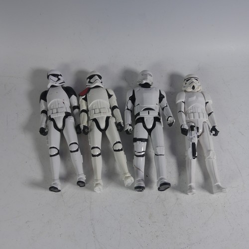 49 - A collection of Hasbro Star Wars Figures/Models, including; Darth Vader, Storm Troopers, Chewbacca, ... 