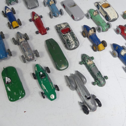52 - Dinky Toys; Twenty-two unboxed playworn racing Cars, including; No. 23K ''Talbot Lago'', No.23H/234 ... 