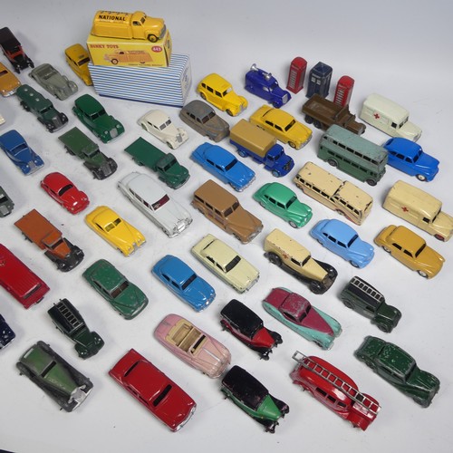 55 - Dinky Toys; approximately Sixty-three unboxed and playworn Vehicles, including; No.29F cream ''Obser... 