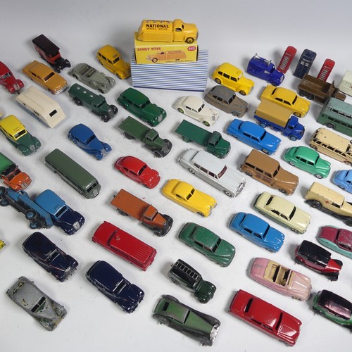 55 - Dinky Toys; approximately Sixty-three unboxed and playworn Vehicles, including; No.29F cream ''Obser... 