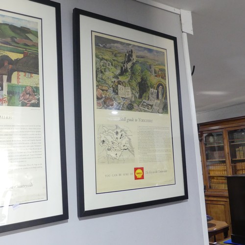 Seven Shell 'The Key to the Countryside' series Posters, circa 1955 ...