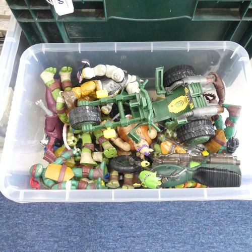 50 - A large collection of vintage and later playmates action Figures, Toys and Models, mostly by Viacom ... 