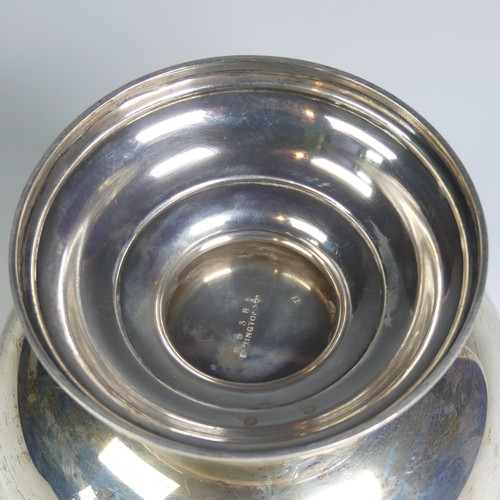 21 - A George V silver Monteith style Bowl, by&nbsp;Elkington & Co Ltd., hallmarked Birmingham, date ... 
