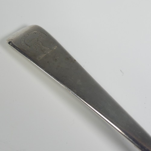 8 - A near pair of George III silver Soup Ladles, by George Smith (III) & William Fearn, hallmarked ... 