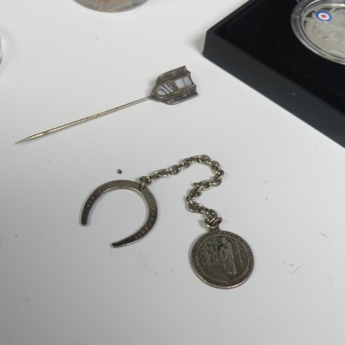 18 - A late Victorian silver Vesta Case, by Matthew John Jessop, hallmarked London 1896, monogrammed and ... 